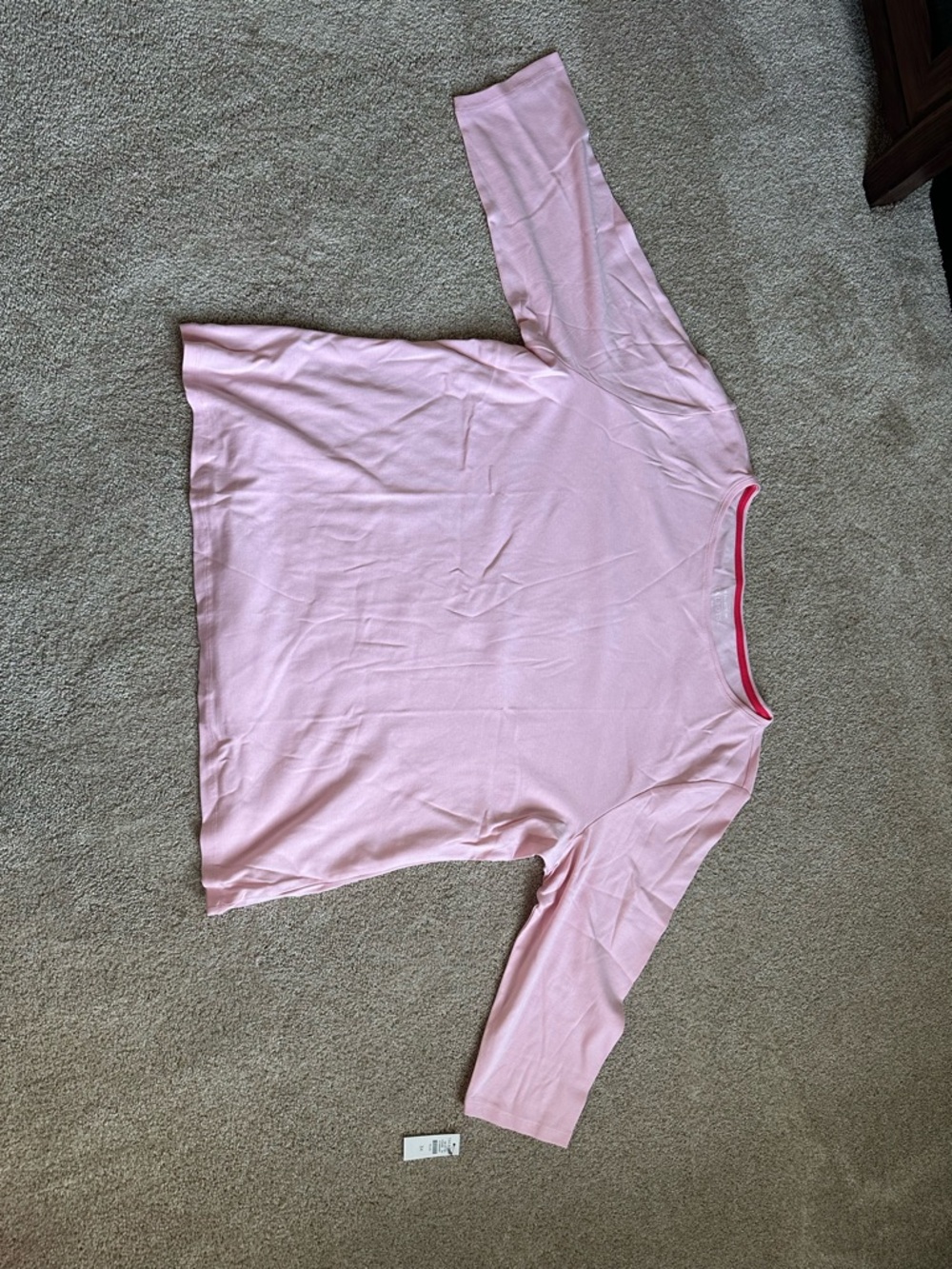 Talbots Light Pink Long Sleeve Tee